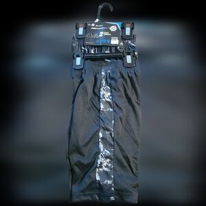 Black and White Boys Athletic Performance Shorts Size 6